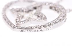 Louis Vuitton Coeur Diamond & 18K White Gold Chain Necklace