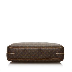 Pre Owned Louis Vuitton Monogram Canvas Alize 24 Heures Soft Suitcase