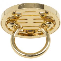 Louis Vuitton Fleur Yellow Gold Ring Size 53