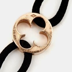 Louis Vuitton Empreinte 18k Rose Gold Cord Bracelet