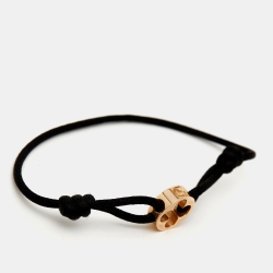 Louis Vuitton Empreinte 18k Rose Gold Cord Bracelet
