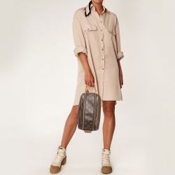 Pre Owned حقيبة مستحضرات تجميل لوي فيتون كينغ سيز كانفاس مونوغرامي