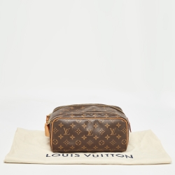 Pre Owned حقيبة مستحضرات تجميل لوي فيتون كينغ سيز كانفاس مونوغرامي