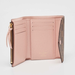 مملوكة مسبقًا Louis Vuitton Rose Ballerine Monogram Canvas Victorine Compact Wallet