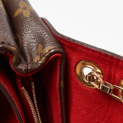 Pre Owned Louis Vuitton Cherry Monogram Canvas Pallas Chain Bag