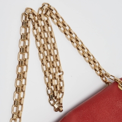 Pre Owned Louis Vuitton Cherry Monogram Canvas Pallas Chain Bag