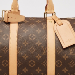 مملوكة مسبقًا Louis Vuitton Monogram Canvas Keepall Bandouliere 45 Bag