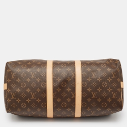 مملوكة مسبقًا Louis Vuitton Monogram Canvas Keepall Bandouliere 45 Bag