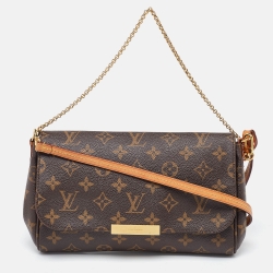 Pre Owned Louis Vuitton Monogram Canvas Favorite MM Bag