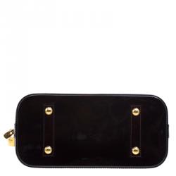 مملوكة مسبقًا Louis Vuitton Amarante Monogram Vernis Leather Alma PM Bag