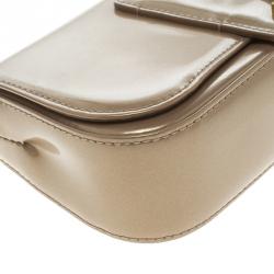 Pre Owned Louis Vuitton Beige Poudre Vernis Sobe Clutch