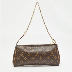 Pre Owned Louis Vuitton Monogram Canvas Eva Pochette Bag