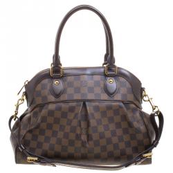 Pre Owned Louis Vuitton Damier Ebene Canvas Trevi PM Bag