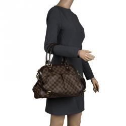 Pre Owned Louis Vuitton Damier Ebene Canvas Trevi PM Bag