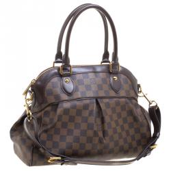 Pre Owned Louis Vuitton Damier Ebene Canvas Trevi PM Bag