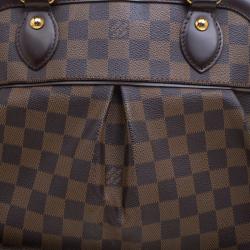 Pre Owned Louis Vuitton Damier Ebene Canvas Trevi PM Bag