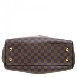 Pre Owned Louis Vuitton Damier Ebene Canvas Trevi PM Bag
