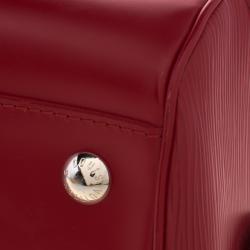 Pre Owned Louis Vuitton Red Epi Leather Montaigne PM Bag
