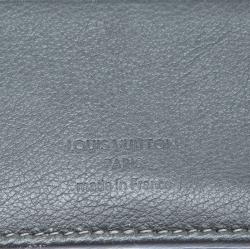 Louis Vuitton Dark Grey Monogram Mahina Leather Amelia Wallet