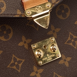 Pre Owned Louis Vuitton Monogram Canvas Pochette Metis Bag
