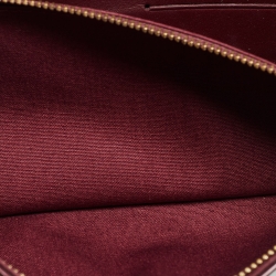 Pre Owned Louis Vuitton Amarante Monogram Vernis Sunset Boulevard Bag