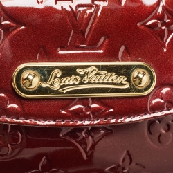 Pre Owned Louis Vuitton Amarante Monogram Vernis Sunset Boulevard Bag