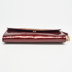 Pre Owned Louis Vuitton Amarante Monogram Vernis Sunset Boulevard Bag