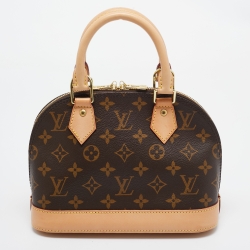 Pre Owned Louis Vuitton Monogram Canvas Alma BB Bag