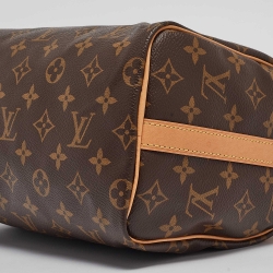 Pre Owned Louis Vuitton Monogram Canvas Speedy Bandouliere 25 Bag