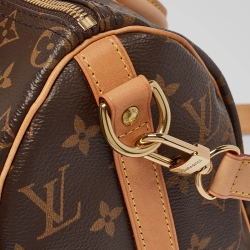 Pre Owned Louis Vuitton Monogram Canvas Speedy Bandouliere 25 Bag