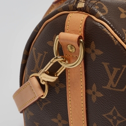 Pre Owned Louis Vuitton Monogram Canvas Speedy Bandouliere 25 Bag