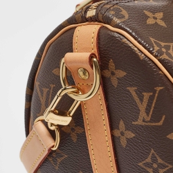 Pre Owned Louis Vuitton Monogram Canvas Speedy Bandouliere 25 Bag
