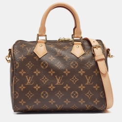 Pre Owned Louis Vuitton Monogram Canvas Speedy Bandouliere 25 Bag