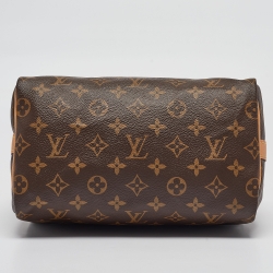 Pre Owned Louis Vuitton Monogram Canvas Speedy Bandouliere 25 Bag