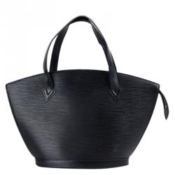 Pre Owned Louis Vuitton Noir Epi Leather Saint Jacques PM Bag