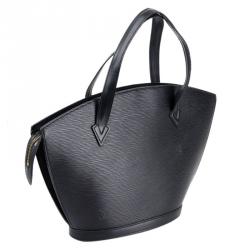 Pre Owned Louis Vuitton Noir Epi Leather Saint Jacques PM Bag