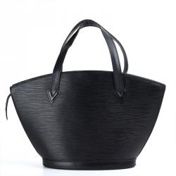 Pre Owned Louis Vuitton Noir Epi Leather Saint Jacques PM Bag