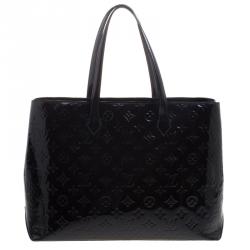 مملوكة مسبقًا Louis Vuitton Bleu Infini Monogram Vernis Wilshire MM Bag