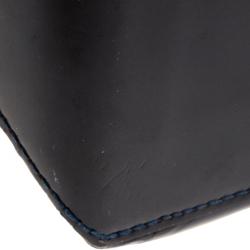 مملوكة مسبقًا Louis Vuitton Bleu Infini Monogram Vernis Wilshire MM Bag