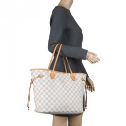 Louis Vuitton Damier Azur Canvas Neverfull MM Bag