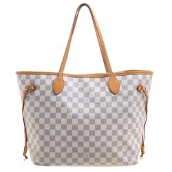 Louis Vuitton Damier Azur Canvas Neverfull MM Bag