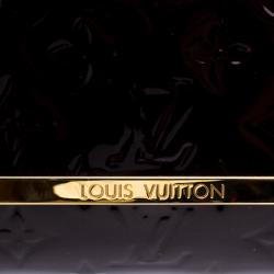 Pre Owned Louis Vuitton Amarante Monogram Vernis Rossmore MM Clutch