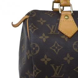 Pre Owned Louis Vuitton Monogram Canvas Speedy 25