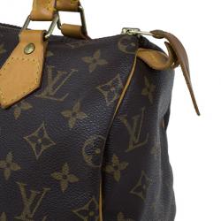 Pre Owned Louis Vuitton Monogram Canvas Speedy 25