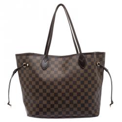 Louis Vuitton Damier Ebene Canvas Neverfull MM Bag