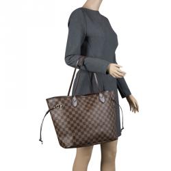 Louis Vuitton Damier Ebene Canvas Neverfull MM Bag