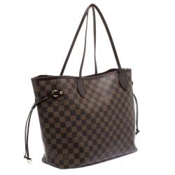 Louis Vuitton Damier Ebene Canvas Neverfull MM Bag