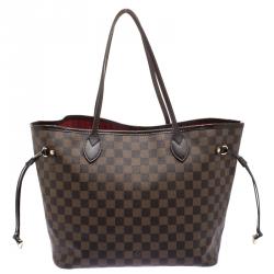 Louis Vuitton Damier Ebene Canvas Neverfull MM Bag