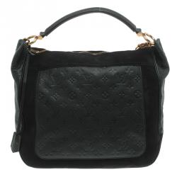 Pre Owned Louis Vuitton Orage Monogram Empreinte Leather Audacieuse MM Bag