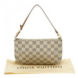 Pre Owned Louis Vuitton Damier Azur Canvas Pochette Accessories